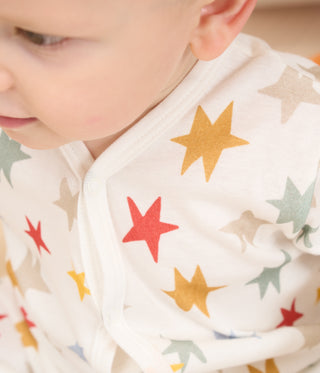 Babies' Star Print Footless Cotton Pyjamas