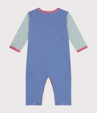 Babies' Stripy Footless Cotton Pyjamas