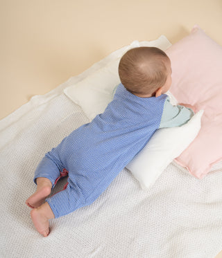 Babies' Stripy Footless Cotton Pyjamas