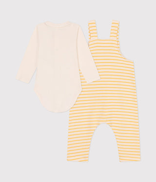 Babies' Dungarees and Cotton Bodysuit Gift Set