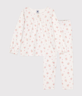 Children's Floral Printed Cotton Pyjamas