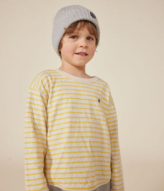 Children's Long-Sleeved Tube Knit T-Shirt