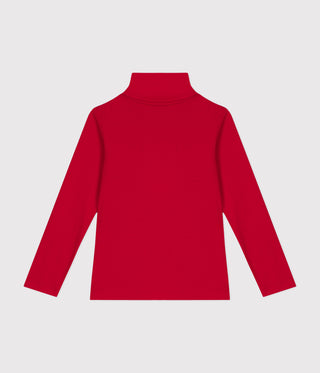 Children's Cotton Roll Neck Top