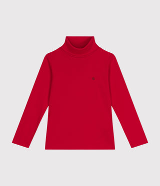 Children's Cotton Roll Neck Top