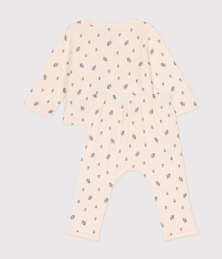 Babies' Two-Piece Set In Tube Knit Fabric