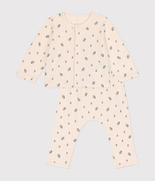 Babies' Two-Piece Set In Tube Knit Fabric