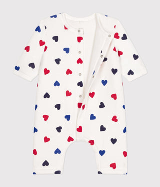 Babies' Padded Cotton Jumpsuit