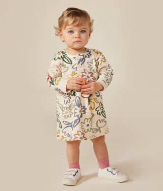 Babies' Long-Sleeved Floral Dress