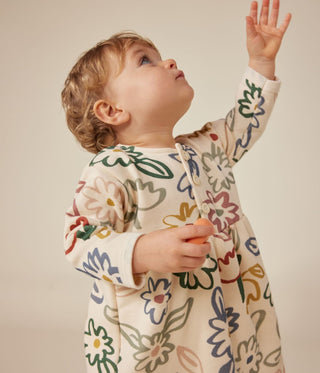 Babies' Long-Sleeved Floral Dress