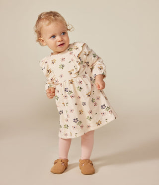 Babies' Long-Sleeved Tube Knit Dress