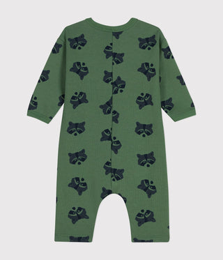 Babies' Long-Sleeved Fleece Jumpsuit