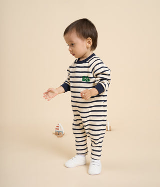 Babies' Long-Sleeved Fleece Jumpsuit