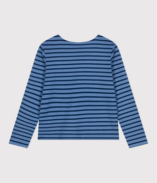 Women's Buttoned Cotton Breton Top