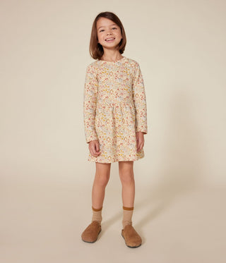 Girls' Long-Sleeved Tube Knit Dress