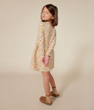 Girls' Long-Sleeved Tube Knit Dress