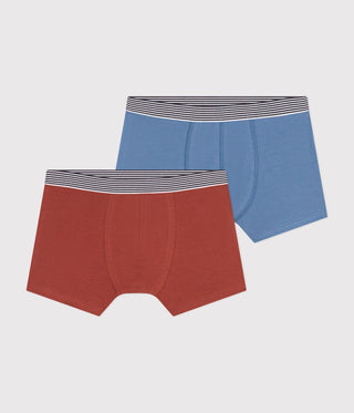 Boy's Boxers In Cotton And Elastane - 2-Pack