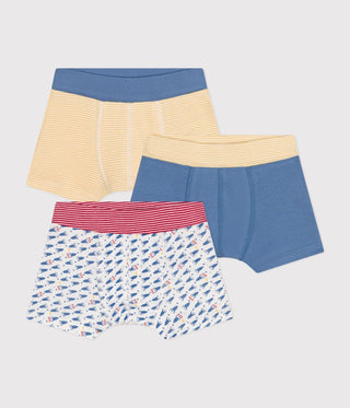 Boy's Rocket Pattern Boxers - 3-Pack