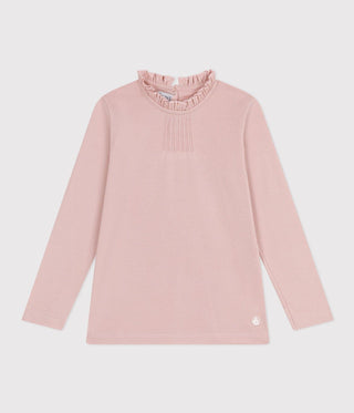 Girls' Long-Sleeved Cotton T-Shirt