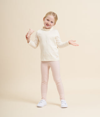 Girls' Long-Sleeved Cotton T-Shirt