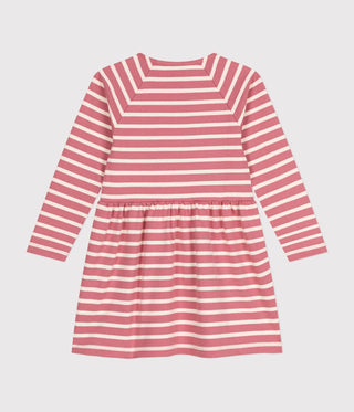 Girls' Long-Sleeved Thick Cotton Dress