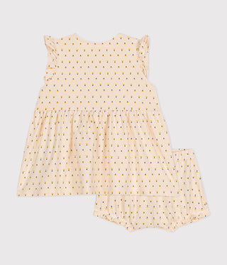 Babies' Sleeveless Dress With Bloomers In Lightweight Jersey