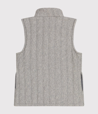 Children's Sleeveless Jacket in Tube Knit