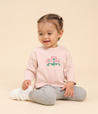 Babies' Long-Sleeved Cotton T-Shirt