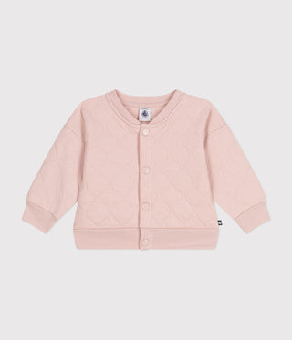 Babies' Quilted Tube Knit Baseball Jacket