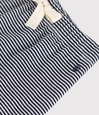 Babies' Stripy Organic Cotton Trousers