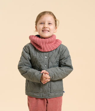 Children's Fleece-Lined Knitted Snood