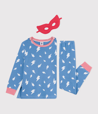 Children's Short-Sleeved Fancy Dress Pyjamas With a Glow-in-the-dark Cotton Cape