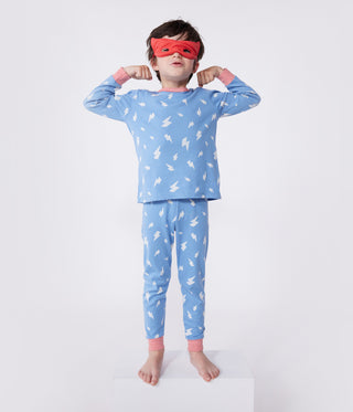 Children's Short-Sleeved Fancy Dress Pyjamas With a Glow-in-the-dark Cotton Cape