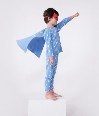 Children's Short-Sleeved Fancy Dress Pyjamas With a Glow-in-the-dark Cotton Cape