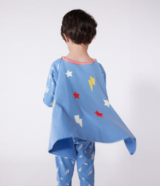 Children's Short-Sleeved Fancy Dress Pyjamas With a Glow-in-the-dark Cotton Cape