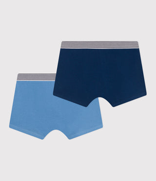 Boy's Boxers In Cotton And Elastane - 2-Pack