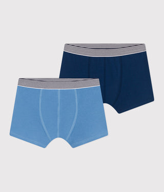 Boy's Boxers In Cotton And Elastane - 2-Pack