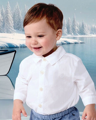 Babies' Plain Cotton Shirt 