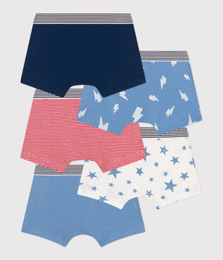 Boys' Cotton Boxer Shorts - 5-Pack