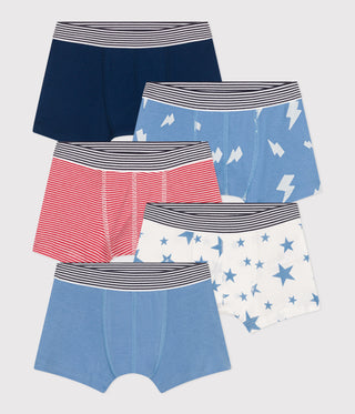 Boys' Cotton Boxer Shorts - 5-Pack