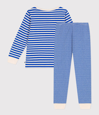 Children's Stripy Long-Sleeved Tube Knit Pyjamas