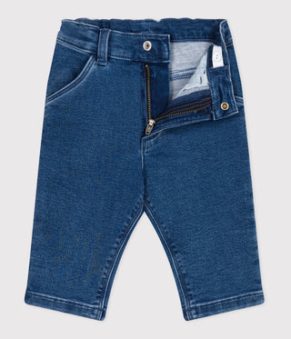 Babies' Trousers in Denim with Elastane