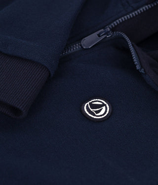 Children's Unisex Plain Cotton Zip-Up Hoodie