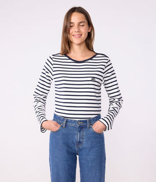 Women's Long-Sleeved Cotton Breton Top