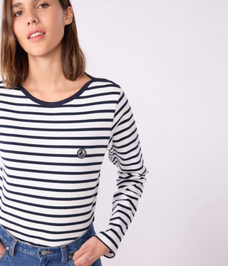 Women's Long-Sleeved Cotton Breton Top