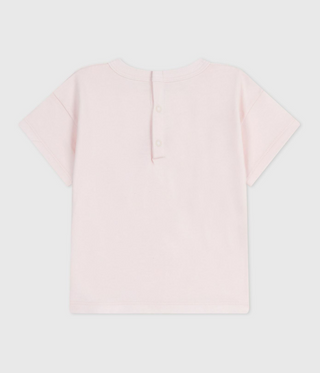Babies' Short-Sleeved Plain Cotton T-shirt