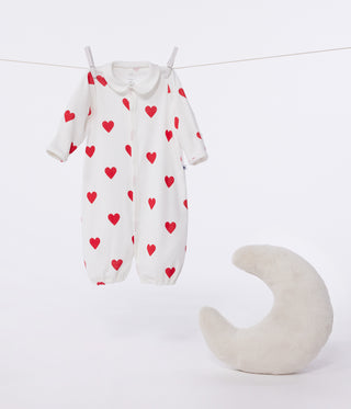 Babies' Heart Design Cotton Jumpsuit/Sleeping Bag