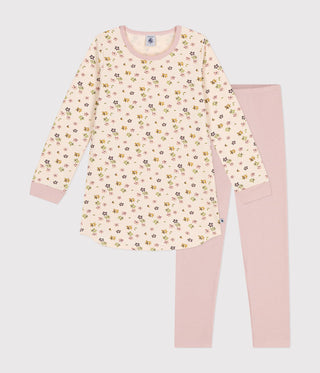 CHILDREN'S FLORAL PRINT BRUSHED FLEECE NIGHTDRESS