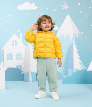 Babies' Reversible White Goose Down Jacket