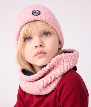 Children's Fleece-Lined Knitted Snood