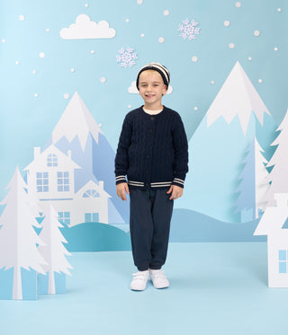 Children's Cashmere Cable Knit Cardigan